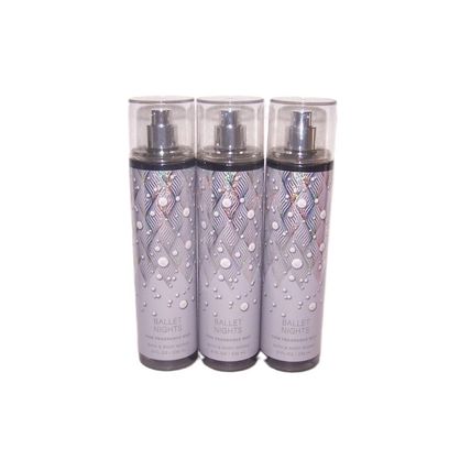 Bath & Body Works Ballet Nights Fine Fragrance Mist 8 fl oz - Lot of 3