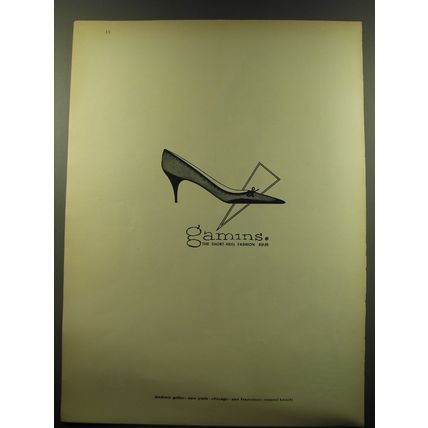 1959 Andrew Geller Gamins Shoes Advertisement - the Short-heel fashion