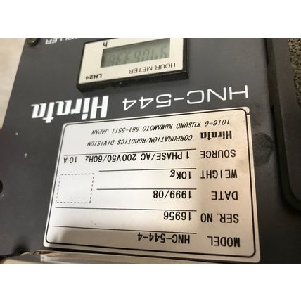 HIRATA HNC-544-4 BASE ROBOT CONTROLLER input 1PHASE 200VAC 10A HNC-544,EN