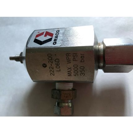 GRACO 222-200 L06D BACK PRESSURE VALVE 5000psi,GRACO 222-200 ,SS