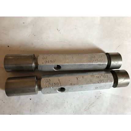 THE PIPE MACHINERY 9459,9487 INSPECTION GAGE GO NO GO PLUG GAGE .9459 .9487,AG