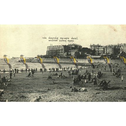 Norfolk Private Hotel, Weston-Super-Mare, B7385 Photochrom Grano Postcard, 1914