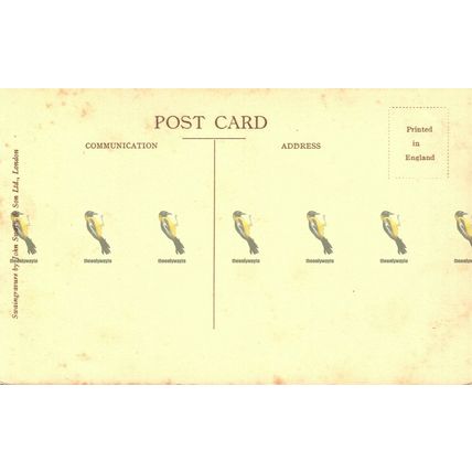 Edinburgh Castle, St Margaret's Chapel, Scotland, HM Office Of Works Postcard