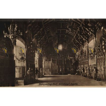 Banqueting Hall, Edinburgh Castle, Scotland, HM Office Of Works Postcard