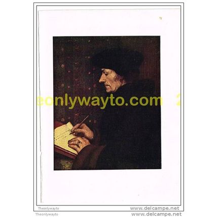 ERASMUS, c1523, HANS HOLBEIN, BOOK ILLUSTRATION c1920/30