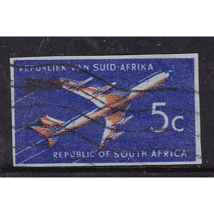 South Africa 5c Jetliner Stationary Cut Out VGC