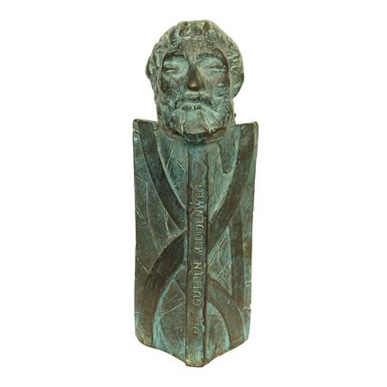 Bronzen beeld Eric Claus : Kredietcrisis | Aristoteles, 2010