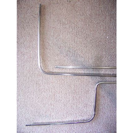 1966 CHRYSLER IMPERIAL REAR SEAT SURROUND TRIM OEM 3 PCS