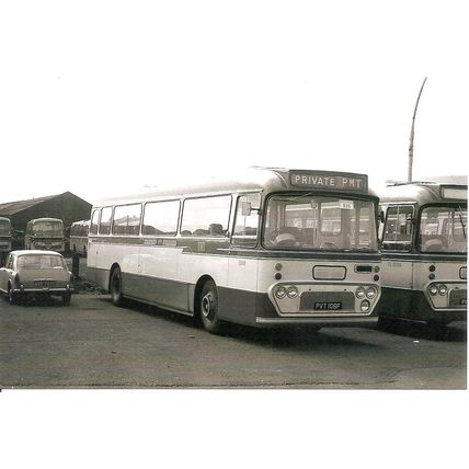 Black & White Photograph of Potteries Motor Traction Co. Ltd - PVT 108F