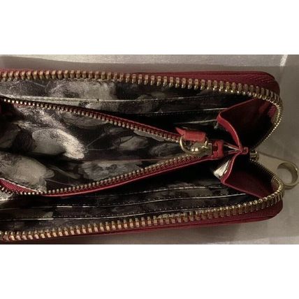 Beautiful Magenta Leather Ted Baker Clutch Women’s Wallet