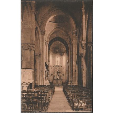 Eglise Romane d'Aulnay-de-Saintonge, c.1920s - Raymond Bergevin CPA