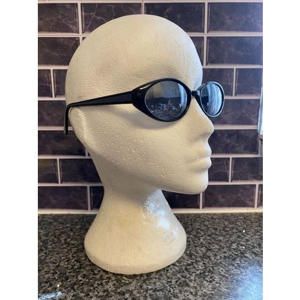 Black oval lens sunglasses men's women's New