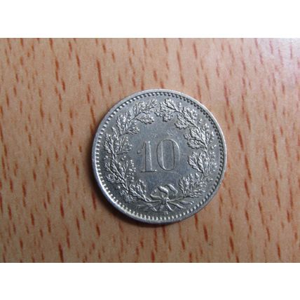 Switzerland 1990 10 Rappen Coin