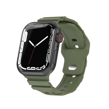 Sports Silicone Watch Band, For Apple Watch Series 8&7 41mm, For Apple Watch Ser