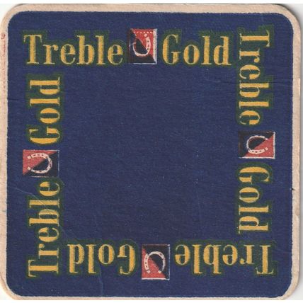 BEER MAT - FRIARY MEUX BREWERY - TREBLE GOLD - (Cat 004) - (1963)