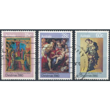 Christmas - Australia 1980 - FH - SG 758/60 (C)