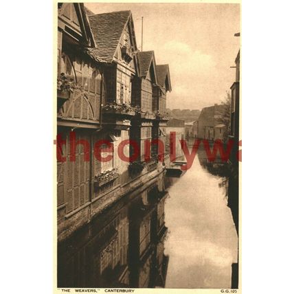 Weavers, Canterbury, Kent, Scott Postcard