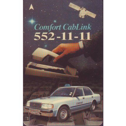 Comfort Cablink S'pore $2 Telephone Card (Used)