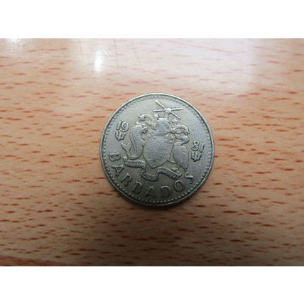 Barbados 1981 25 Cents Coin