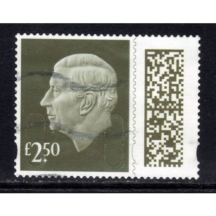 GB 2024 KC 3rd £2.50 Gooseberry Green Machin Used SG V5026 ( J1282 )