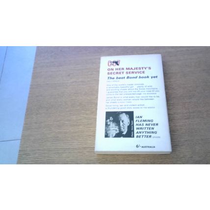 JAMES BOND: ON HER MAJESTY'S SECRET SERVICE. Ian Fleming. 007 (P/B) VINTAGE 1965
