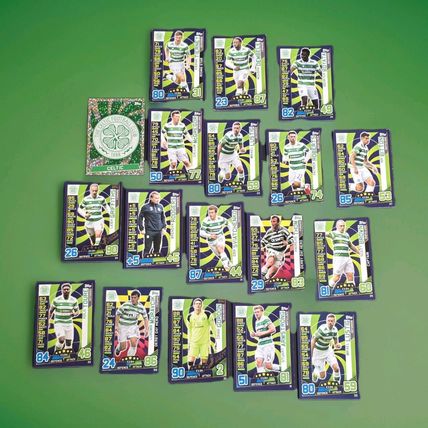 Lot x 18 CELTIC 2016-17 Topps Match Attax SPFL Scottish Football Cards