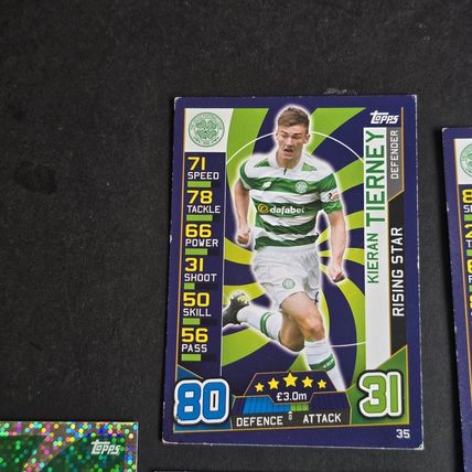 Lot x 18 CELTIC 2016-17 Topps Match Attax SPFL Scottish Football Cards