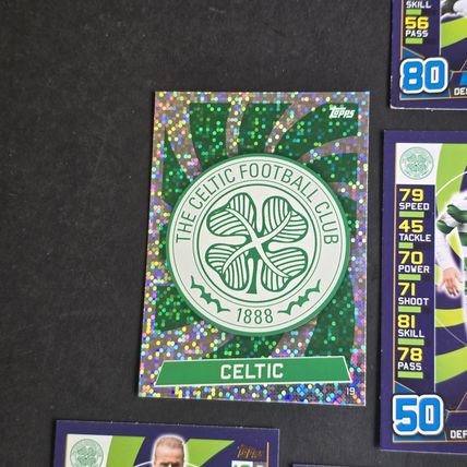 Lot x 18 CELTIC 2016-17 Topps Match Attax SPFL Scottish Football Cards