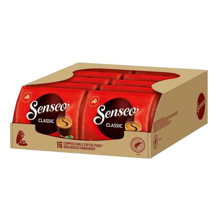Senseo Classic Medium Roast Coffee Pods, Single Serve Pods Bulk Pack for Senseo