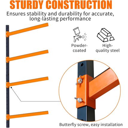 Kayak Storage Rack, Wall Mount Kayak Racks for Indoor Outdoor Storage, Heavy Dut