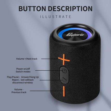 2 in 1 Portable Splittable Bluetooth Speaker, Waterproof Split Wireless Speaker