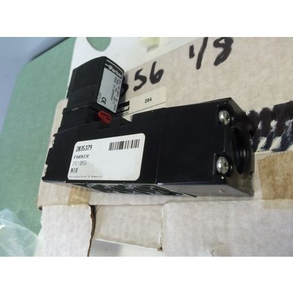 new PARKER 19114MTA PNEUMATIC VALVE DIRECTIONAL CONTROL W/ B-12 COIL,BK