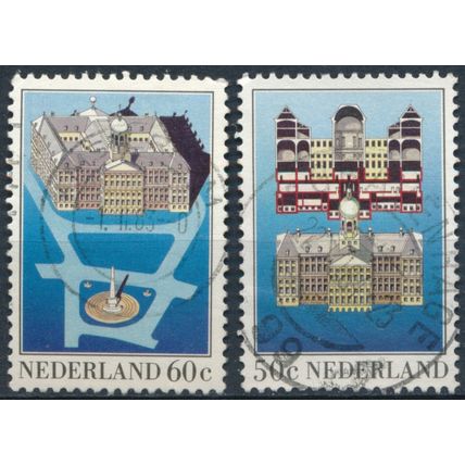 Royal Palace, Amsterdam - Netherlands 1982 - FH - MiNr 1221/2