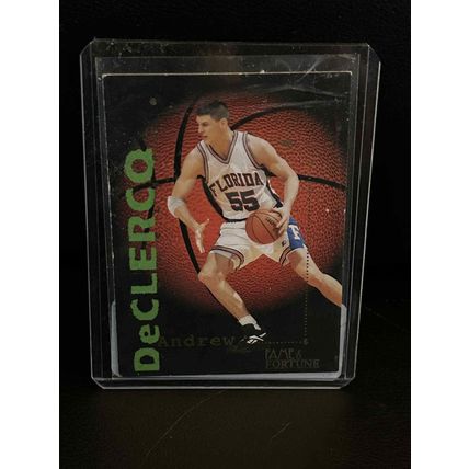 Andrew DeClercq #12 | 1995 Sports Heroes Basketball Trading Card