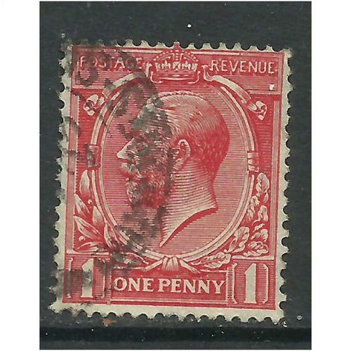 GB 1924 - 26 KGV 1d Scarlet Stamp Wmk 111 SG 419.(A522
