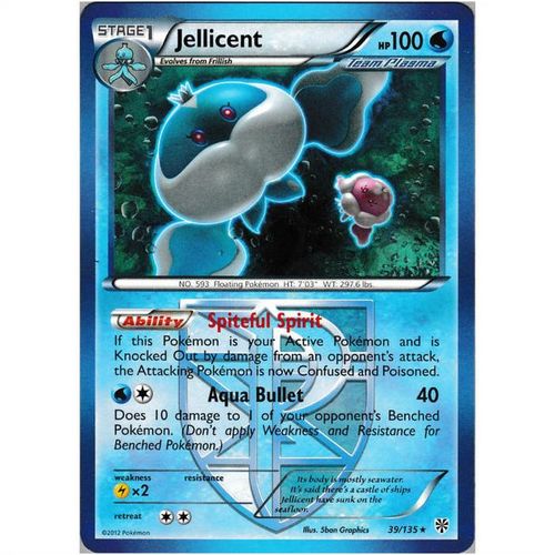 Pokemon Black & White Plasma Storm - #39/135 - Jellicent