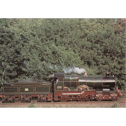Railway Postcard GWR 3440 City of Truro Bridgnorth Great Western 4-4-0 Loco