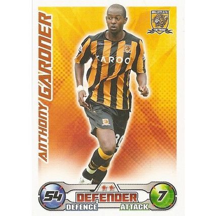 Topps Match Attax 2008/09 Cards: Hull City - Defender, Gardner (Anthony)