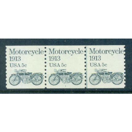 1899 5c Motorcycle Fine MNH Dry Gum PNC 1/3 W0537