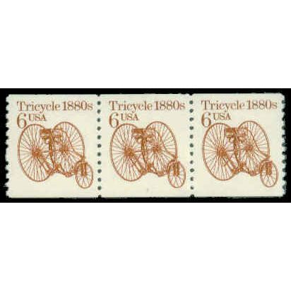 2126v 6c Tricycle Fine MNH Dry Gum PNC 1/3 R0507