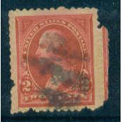 Used 250 2c George Washington Barely Clears A04922