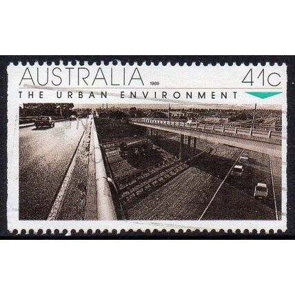 Australia 1989 The Urban Environment - Freeways 41c Booklet Stamp Used