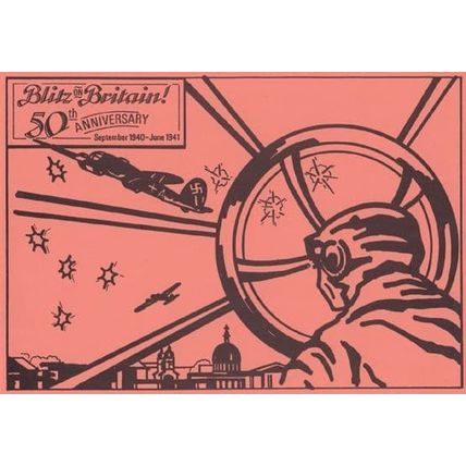 Luftwaffe Bombers Gerat Radio Beams WW2 Blitz On Britain Anniversary Postcard