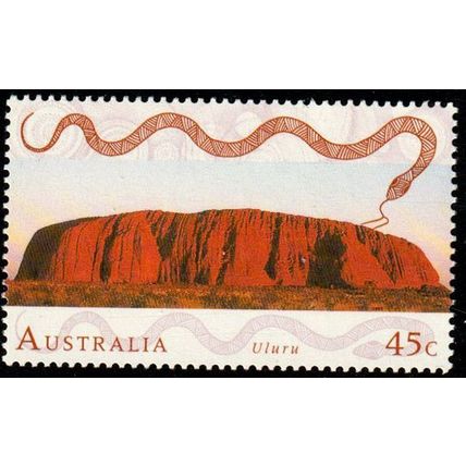 Australia 1993 World Heritage Sites Uluru 45c MNH Stamp