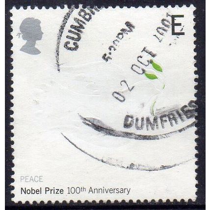 GB 2001 100th Anniversary of the Nobel Prize - Peace "E" Used