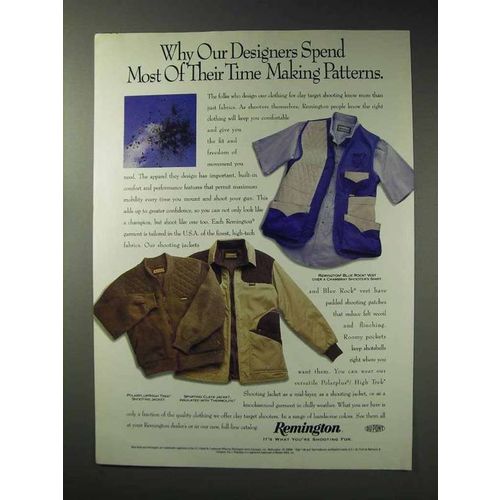 1992 Remington Ad - Blue Rock Vest, Chambray Shirt
