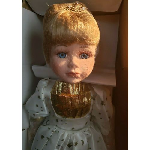 The Heritage Collection Classic Storytime Cinderella Porcelain Doll w/Stand 14"