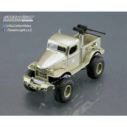 1/64 Greenlight "Stacey David's Gearz" 1941 military 1/2 ton "Sgt Rockzz' picku
