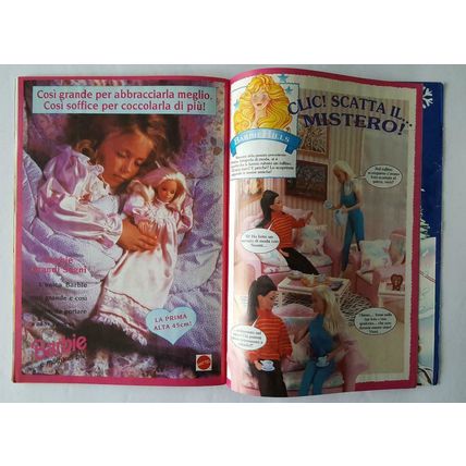 1995 Italian Barbie Comic Holiday Edition November / Foil Cover 80 Pgs VF/NM