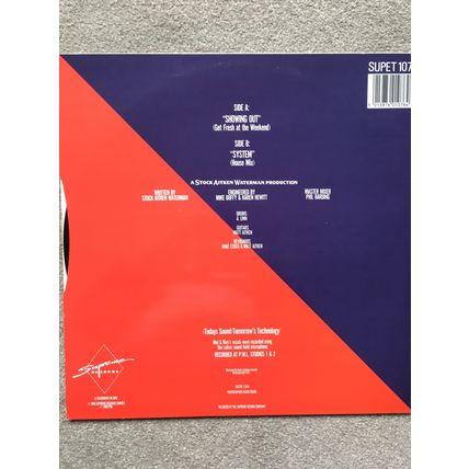 MEL & KIM - SHOWING OUT (UK 1986 12" VINYL SINGLE)